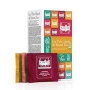 Kusmi Tea - Coffret "Les Thés Glacés" - Assortiment de Thés Bio - Idée Cadeau Homme et Femme - Infusions Aromatisées, Hibiscus, Rooibos, Thé Vert - 24 Sachets - 6 Recettes Délicieuses