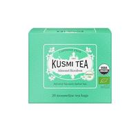 Kusmi Tea - Infusion Bio Rooibos Amande - Rooibos Issu de l'Agriculture Biologique - Infusion Douce et Onctueuse, sans Théine - Boîte de 20 Sachets Mousseline