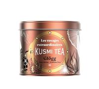 Kusmi Tea - Infusion Épicée Bio de Noël Glögg - Arômes d'Hibiscus, Cassis & Raisin - Notes de Cannelle & Cardamome - Edition limitée 2025 - Boîte Thé Métal 125g
