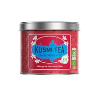 Kusmi Tea - Thé du Matin N°24 - Thé Noir Asiatique Bio - Boîte 100g | Mélange Grand Yunnan, Assam, Ceylan - Notes Gourmandes et Saveur Chocolatée - Feuilles en Vrac - Env. 50 Tasses - Thé Bio