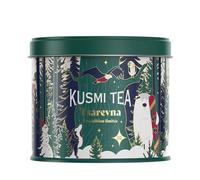 Kusmi Tea - Thé Noir Bio de Noël Tsarevna - Notes d'Orange, Vanille et Épices - Edition limitée 2025 - Boîte en Métal 120g - Environ 50 tasses (Sports d'hiver)