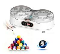 KUSOLE Machine de Nettoyage et de Polissage de Billard améliorée avec écran Tactile LCD Intelligent | Entraînement par Courants de Foucault à Double Moteur White