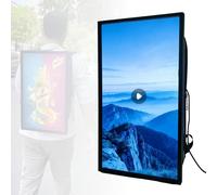 KUSOLE Moniteur LCD pour Le Marketing numérique, 21,5 Pouces, Format Sac à Dos Portable, Noir, connecté en Wi-FI.