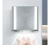 KUSOLE Sèche-Mains électrique à économie D'énergie, Puissance 1250 W, Contrôle Intelligent De La Température, Séchage Rapide en 8 à 10 Secondes, Fabriqué en Matériau Abs Silver