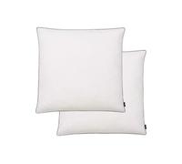 vidaXL Oreiller 2 pièces – Duvet léger 80 x 80 cm – Moelleux Blanc