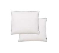vidaXL Oreillers Lot de 2 – remplissage duvet 70 x 60 cm – Blanc