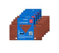 KUSSNER Papier Abrasif Velcro PS 95x185mm Set 5 Pièces Sec Humide Précision Atteindre les Coins Et les Recoins Forme Ergonomique Taille 40 mm 60 mm 80 mm 100 mm 120 mm 150 mm
