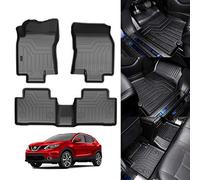 KUST Floor Mats for Nissan Rogue 2014-2020, All Weather Floor Mats for Nissan Rogue Accessories TPE Floor Liners High Edge (Not for Sport and Select)