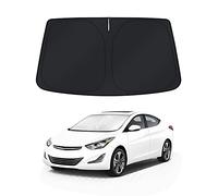KUST Windshield Sun Shade for 2011-2016 Hyundai Elantra Window Accessories Shade Sun Visor Foldable Block UV Rays Keep Car Cooler