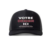 Kustima Casquette Personnalisable créez Votre Propre Casquettes personnalisée Casquette Baseball personnalisé Casquettes Trucker en Mesh Ajustable Logo/Text Unique pour Hommes Femmes