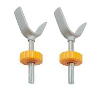 Kustimantu Adaptateur pour garde-corps de porte de sécurité enfant | Accessoires pour portes de sécurité pour , lot de 2 protections et vis d'extension pour maison chien, chat, animal