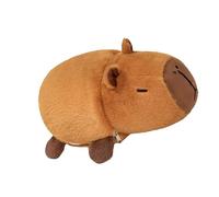 Kustimantu Animal en Peluche - Compagnon Apaisant pour Le Coucher - Capybara en Peluche,pour Canapé Lit Divan Bureau Siège De Voiture Maison Dortoir Garçons Filles Amis Adolescents