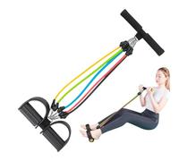 Kustimantu Bande De Résistance À Pédale De Pied | Dispositif d'Assistance à l'Entraînement,Équipement Élastique Ajustable Anti Dérapant pour Entraînement Taille Fitness À Domicile Étirement Bras Et