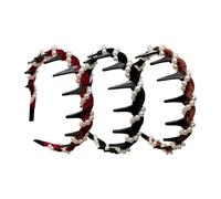 Kustimantu Bandeau à cheveux dentaire, style vintage, avec perles synthétiques, accessoire de coiffure, pour fille, petite amie, sœur, épouse et plus encore