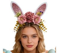 Kustimantu Bandeau Oreilles De Lapin De Pâques,Decoration Festive Mignonne Ajustable Pour Cosplay,Favoris De Fete Bandeaux Lapin Enfant | Perfecta para Viajes y Vacaciones