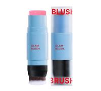 Kustimantu Bâton de blush crème pour joues et lèvres - Bâton léger multifonction pour lèvres et joues, intensité de couleur instantanée, longue tenue, nourrissant, pour les déplacements et le bureau