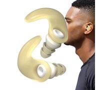 Kustimantu Bouchons d'oreille endormis, bouchons d'oreille Annulation du bruit - Bruit isolant les bouchons d'oreille en silicone imperméables - Étude des étudiants Écouteurs de protection auditive