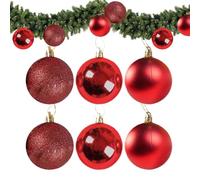 Kustimantu Boules de Noël - 8 cm - Incassables - Décoration de sapin de Noël incassable - Pour fête dansante, mariage, maison, lieu de travail, jardin, cour