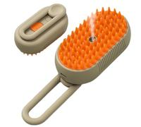 Kustimantu Brosse À Vapeur Pour Animaux | Peigne Auto-Nettoyant Pour Chiots,Brosse De Toilettage Pour Chaton | Pour Propriétaires De Chiens Parents D'Animaux Toiletteurs Visiteurs De
