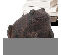 Kustimantu Cache-Clé Extérieur | Compartiment Secret Sécurisé en Forme de Crapaud,Décoration Jardin Résine Cachette Sécurisée pour Clés Bijoux Clôture Pelouse Arrière-Cour