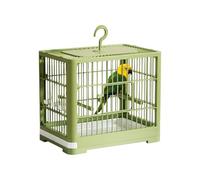Kustimantu Cage à oiseaux pour grands oiseaux, habitat du petit oiseau avec plateau à extraction facile - Chasse pliable et respirante pour oiseaux pour cacatoès et tourtereaux