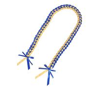 Kustimantu Collier de remise de diplôme classe 2024, chaîne de remise de diplôme 2024 - Cordons tressés 2024 degrés | Collier double tresse, guirlande, nœud de félicitations, bijoux pour homme et