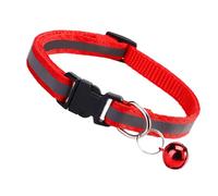 Kustimantu Collier réfléchissant pour chiens avec clochette | Fournitures pour animaux de compagnie légers et résistants aux intempéries pour la randonnée, l'exploration et les activités de plein air