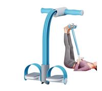 Kustimantu Corde de traction pour pédale de fitness, bande de résistance à la pédale | Comptage vocal Fitness Pédale Puller Sangle Yoga - Équipement d'entraînement multifonction pour les jambes et les