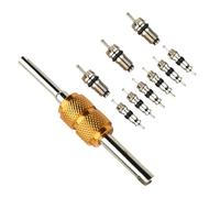 Kustimantu Cœur De Valve Pour Climatisation - Outils de Réparation pour Climatisation Auto,Kit de 10 Noyaux de Valve pour Systèmes de et Réfrigération de