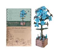 Kustimantu de Fleurs tridimensionnelles - Kit de Bricolage pour Construire des Fleurs | pour | pour Décoration d'étagère et Centre de Table Projet Familial