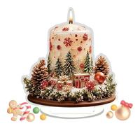 Kustimantu Décorations de Noël - Décoration thématique de Noël 2D pour bureau - Centres de table et vacances pour maison, bureau, mariage, nappe, vitrine et étagère
