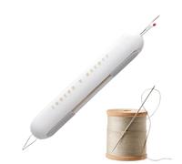 Kustimantu Découseur de couture, enfile-aiguille - Enfile-aiguille - Enfile-couture 2 en 1 - Accessoire de couture pour la maison - Design double extrémité - Motif d'aiguille pour les personnes âgées