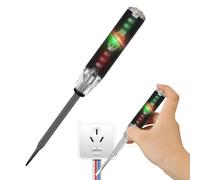 Kustimantu Détecteur de tension électrique, stylo de test électrique 2 en 1, détecteur de tension magnétique puissant et de courant, outil de tournevis plat, stylo électrique à haut