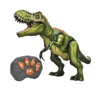 Kustimantu Dinosaure Télécommande Dinosaure Robot Animal avec Lumières et Pulvérisateur pour Intérieur Extérieur Cadeau Anniversaire Maison Patio