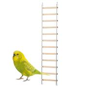 Kustimantu Échelde Perruche, écheld'oiseau | Accessoires en Cage grimpant s perchoirs - Jouet d'échelamusant pour l'entraînement, avec Un Crochet Rotatif à 360 °, pour s tourtereaux, Perroquet, s