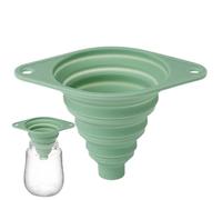 Kustimantu Entonnoir de cuisine pliable - Large embout de bouche pliable - Entonnoir en silicone pour la cuisine - Utilisez le remplissage de bouteilles et le transfert de liquides, appareils de