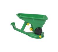 Kustimantu Épandeur d'engrais pour jardin et cour - Perceuse manuelle d'engrais de 1,5 l, foret de semences qui protège le dos, pour pelouses, jardins, parcs, arrière-cours, paysages, prairies et