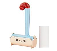 Kustimantu Épilateur pour poils de chat pour meubles - Rouleau à peluches pour poils d'animaux - Nettoyeur multifonction réutilisable en forme de chat mignonne avec force d'adhérence