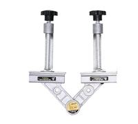 Kustimantu Étau à Angle Droit 90°,Pince Angulaire à 90 Degrés | Outils à Main Réglables pour Travail du Bois, Accessoire d'Alignement de Tubes pour Montage de Meubles et Cadres