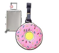 Kustimantu Étiquettes de valise pour bagages, étiquette de bagages - Étiquettes de bagages en silicone pour les voyages | Étiquettes de bagages de voyage en forme de nourriture colorée pour les