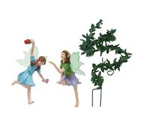 Kustimantu Figurines de fées, fées du jardin | Brillent dans le picking sombre Set statue de fée, sculpture de collection, paysage miniature - Accessoires de scène pour pelouse de jardin, terrasse