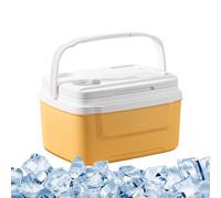 Kustimantu Glacière de voiture pour véhicules, boîte isotherme de camping, 8 l, avec fonction de refroidissement - Panier de pique-nique mobile avec poignée - Glacière de grand volume pour camping