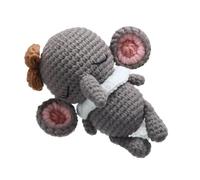 Kustimantu Hochet pour bébé - Hochet Teether Toy - Crochet fait à la main - Jouet à thé apaisant - Panier de Pâques - Décoration de fête prénatale pour