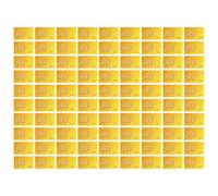 Kustimantu Jetons de poker avec chiffres, jetons de poker avec confessions | 100 jetons de mahjong résistants aux voitures | Jeux de société réutilisables pour adultes, femmes, hommes, amateurs