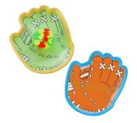 Kustimantu Jeu de Balles à Lancer et Attraper,Set de Jeu de Piscine avec Balle LED - Activités en Plein Air avec Gants pour Adultes Ados Jardin Parc École