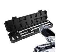 Kustimantu Jeu de clés à douille | 7 pièces de clé en acier robuste avec effet de levier - Barre de biche avec poignée flexible | Pour véhicules de construction et à moteur