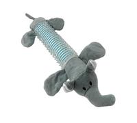Kustimantu Jouet de Chien grincement, Jouet pour Chiens Animaux en Peluche | Pippy interactif mâchage Peluche avec Un sonneur du Son | Grognant Le Jouet pour Chiens, Nettoyage des Dents pour la