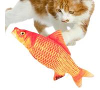 Kustimantu Jouet en Peluche pour Chat - Poisson Flottant avec à Chat - Jouet interactif avec ministre des Chats - Jouet Amusant à mâcher - pour la Maison, l'intérieur et l'extérieur
