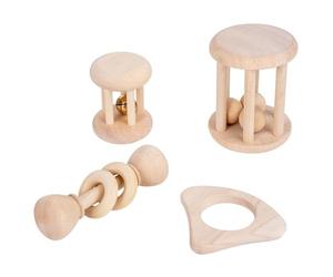 Kustimantu Jouet pour lapin, jouet pour rongeurs en bois, pour lutter contre l'ennui - Soin dentaire en bois résistant aux morsures - Naturellement sans danger pour les chinchillas, les rongeurs et