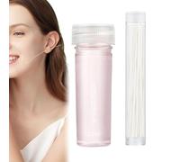 Kustimantu Kit de nettoyage pour trous d'oreille - 70 pièces - Solution de lavage et outil d'élimination de cire 15 ml pour soins à domicile et voyage